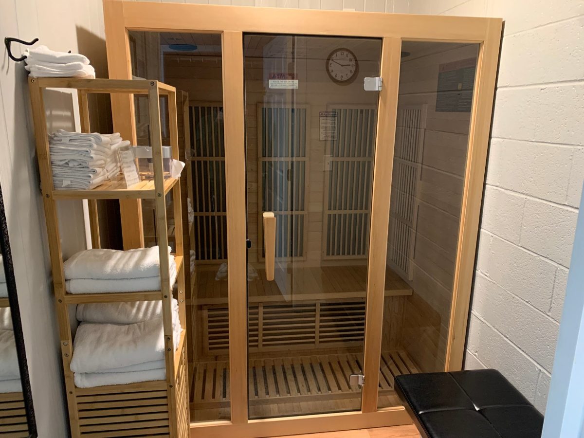Sauna at Phoenix Fitness gym in Toccoa, GA